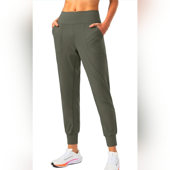 MPG Olive Green Jogger Pants. Small. Like New Condition. - Picture 1 of 9